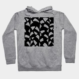 Monochrome Abstract Pattern Hoodie